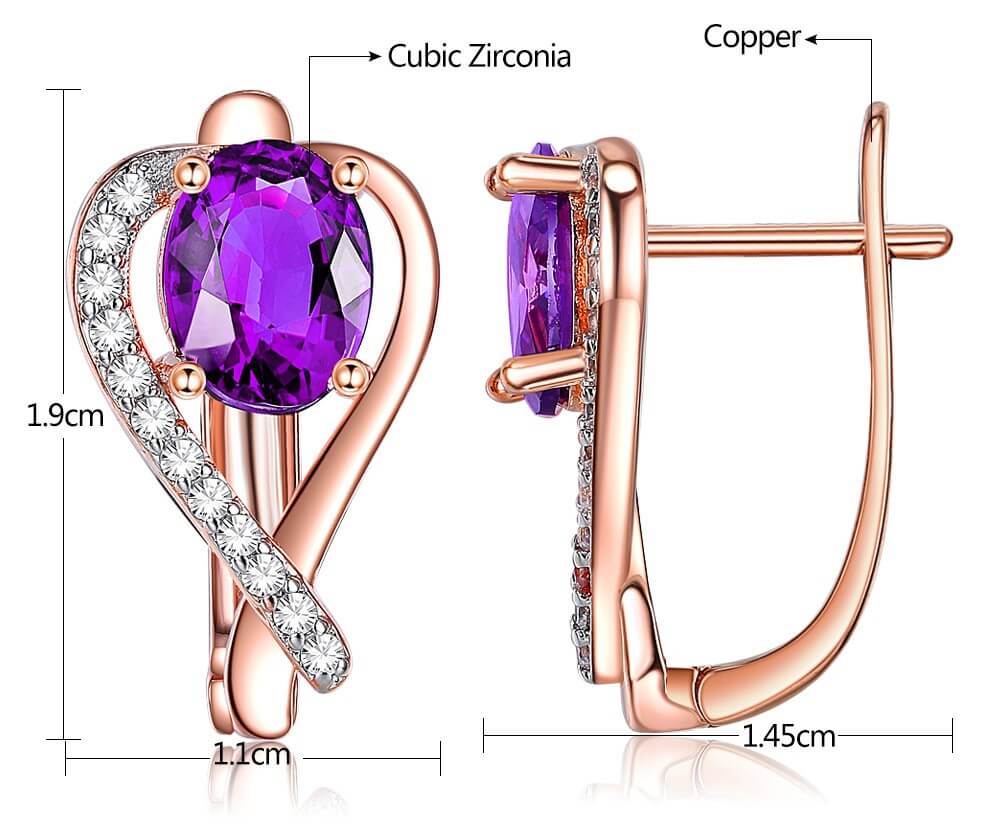 earrings size info