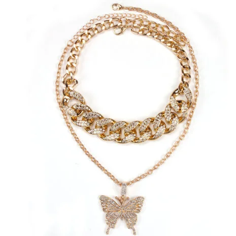 butterfly pendant necklaces