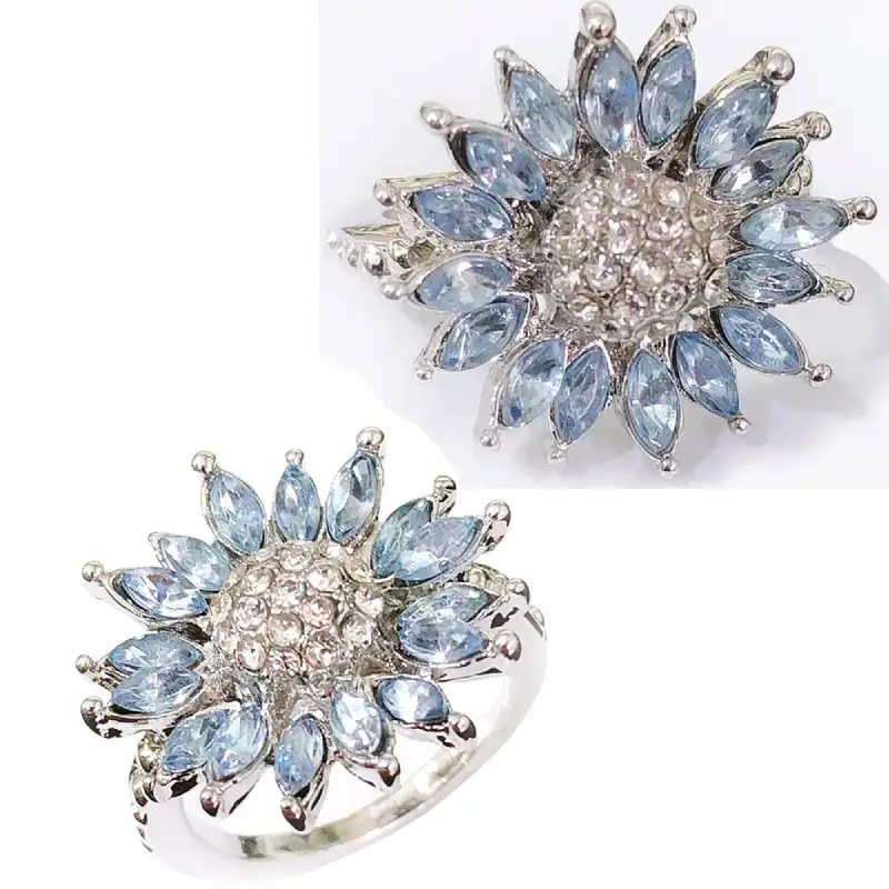blue flower ring views bds