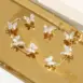 butterfly ear cuff in gold
