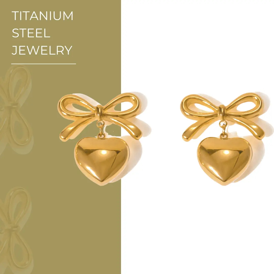 titanium steel jewelry for her