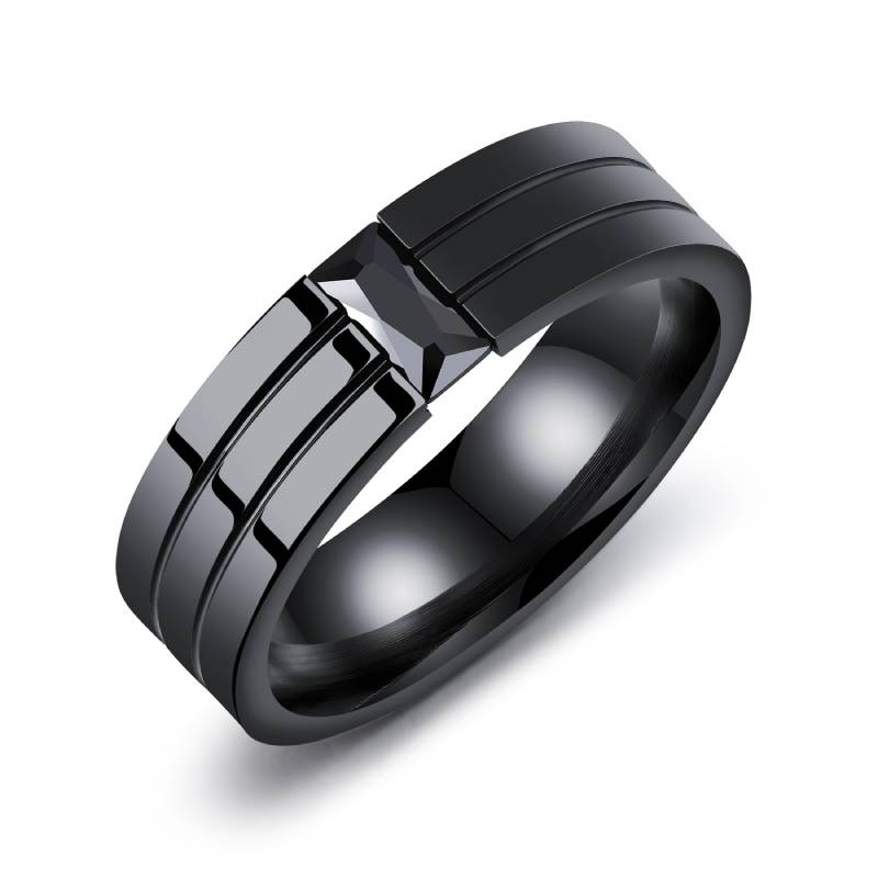 titanium men's ring