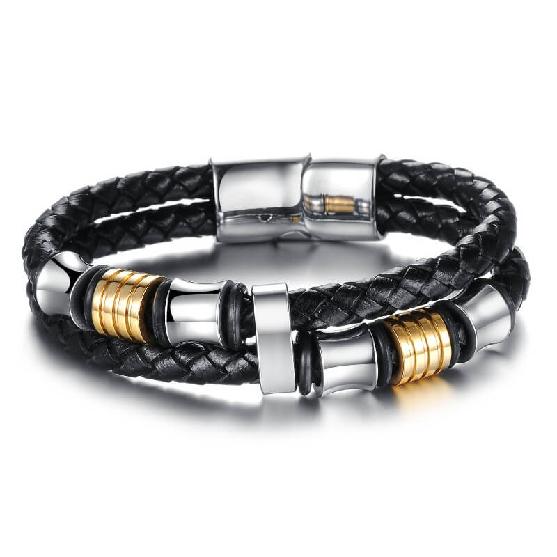 men's leather bracelet