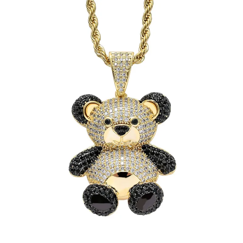 gold panda necklace bds