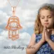 hamsa hand necklace 925 sterling silver
