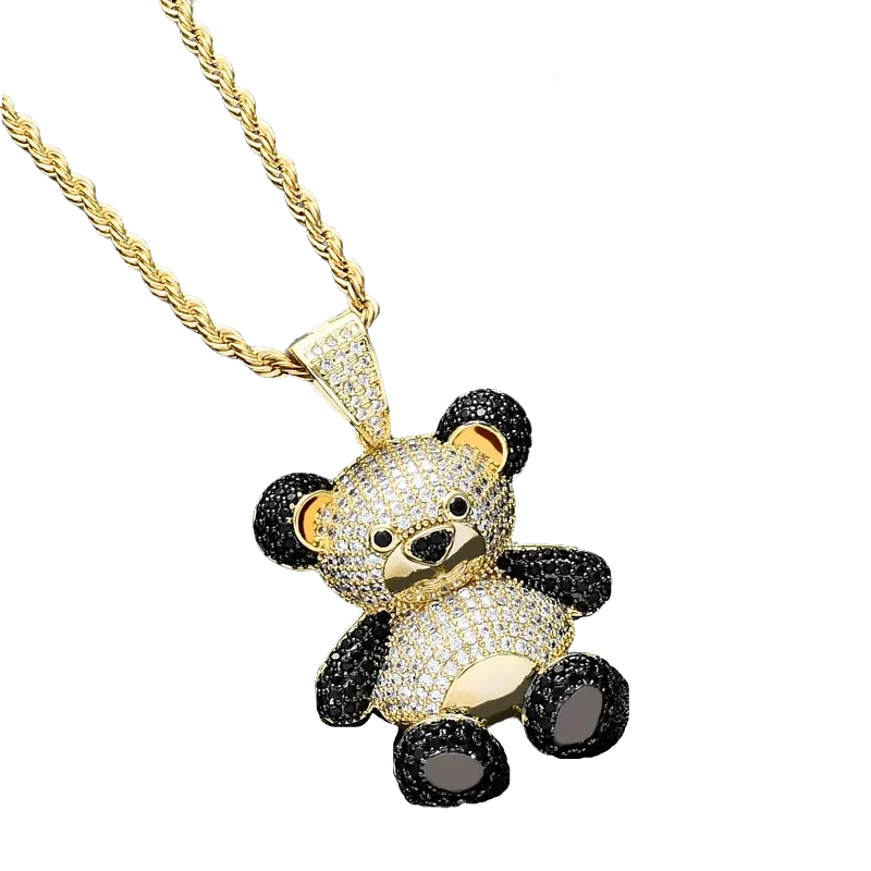 panda pendant necklace bds