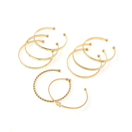 gold bangle bracelet set
