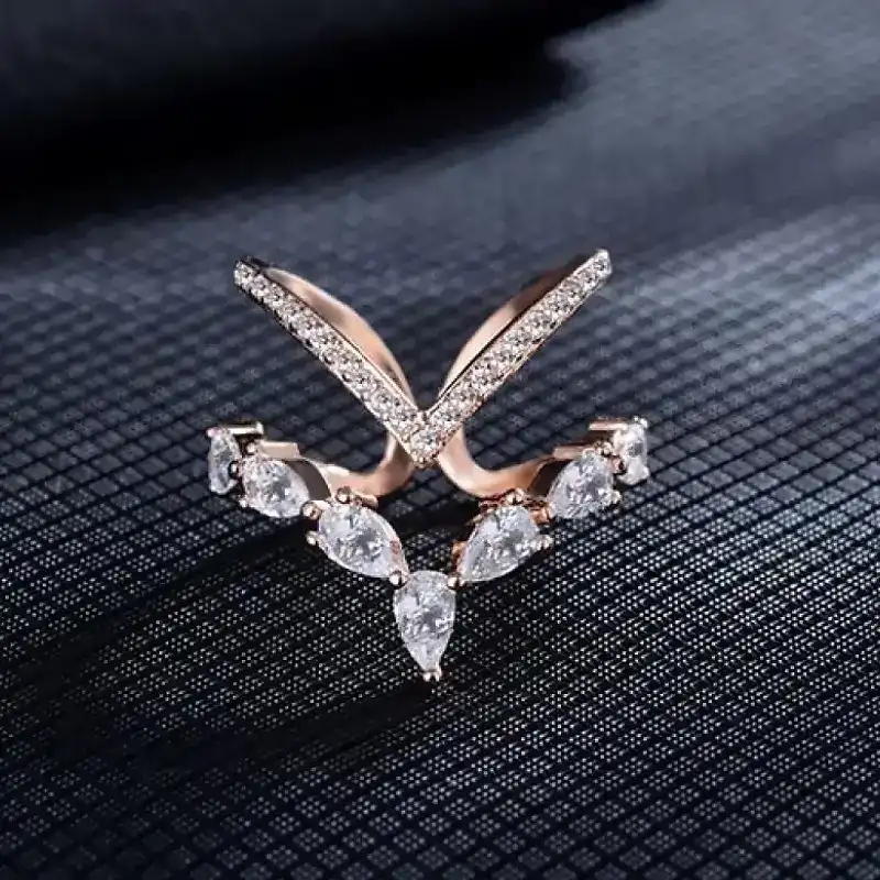 rose gold sterling silver ring bds