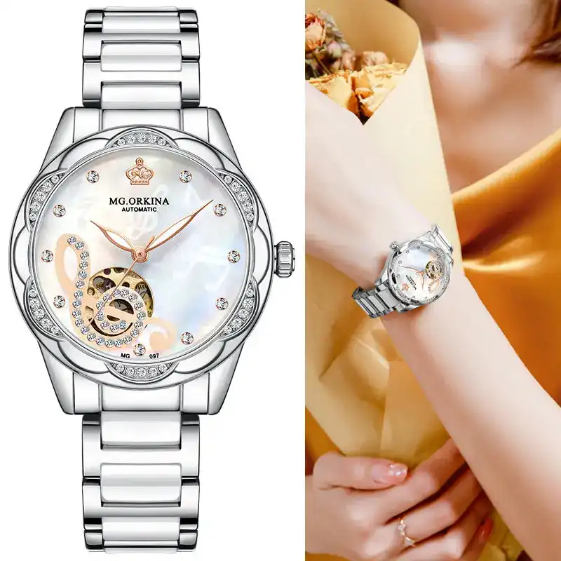white womens watch model bds