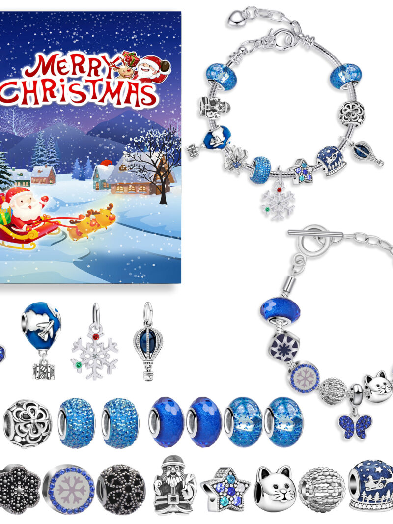 Christmas Gift Ideas Blue Charm bracelets