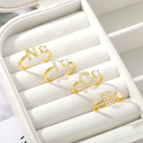 letter rings collection