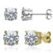 moissanite stud earrings collection