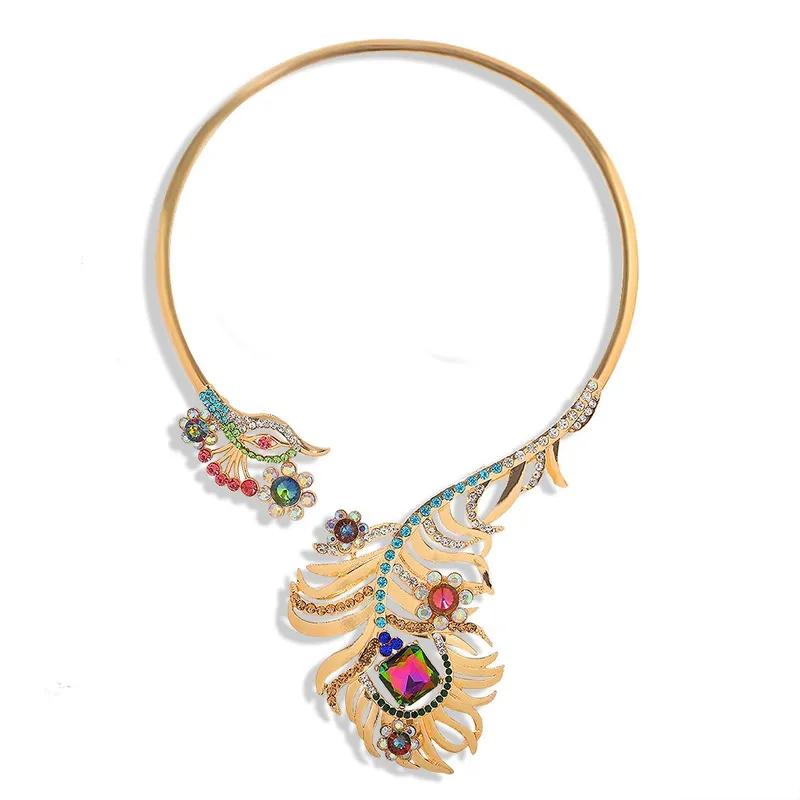 peacock choker bds