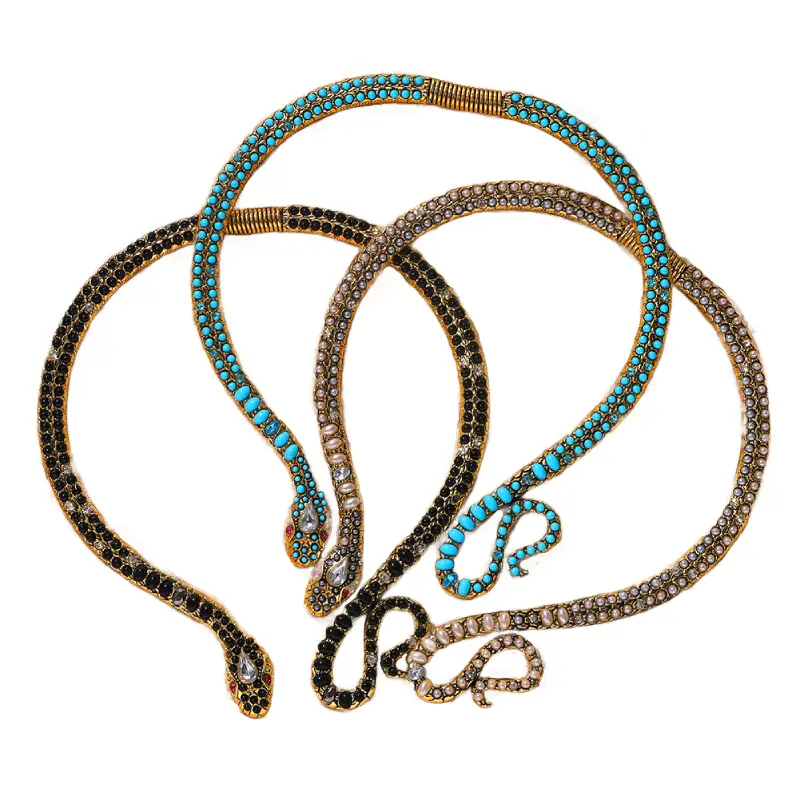 snake choker necklace collection bds