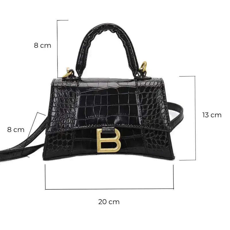 top handle bag size bds