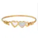 double heart-bracelet