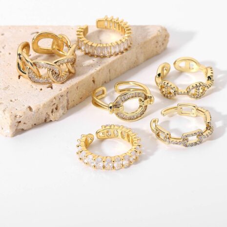 gold ring collection