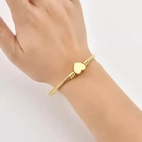 gold womens cuff bracelet model