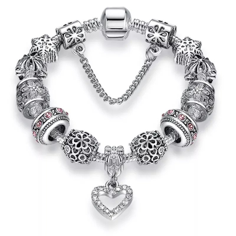 heart charm bracelet