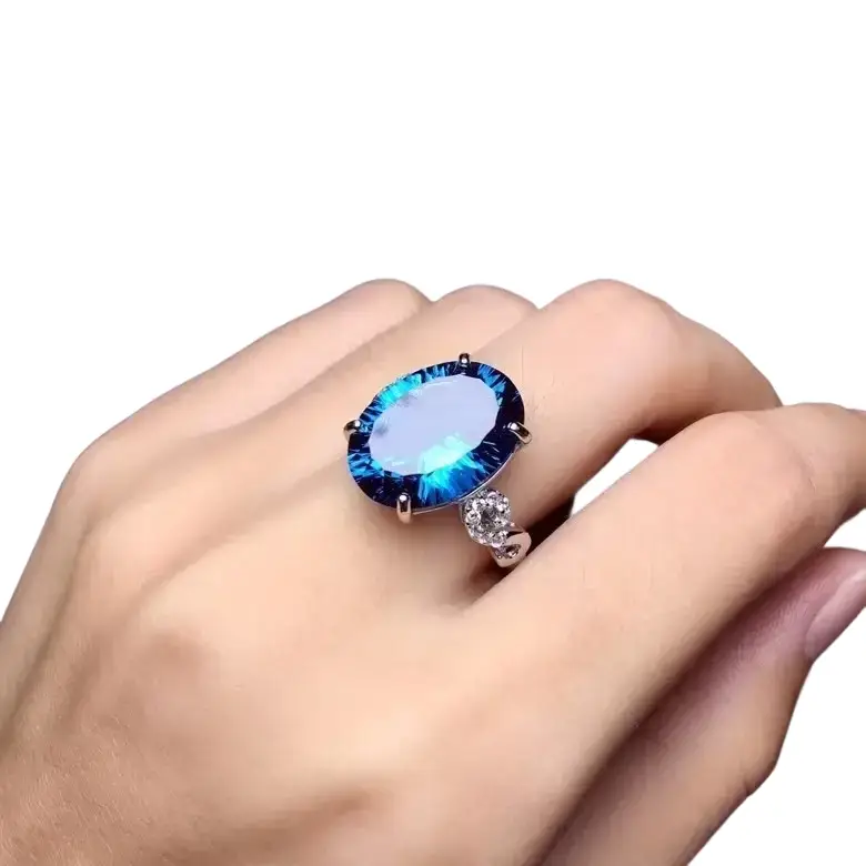 london blue topaz ring