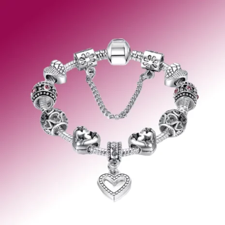 pandora silver charm bracelet_bds