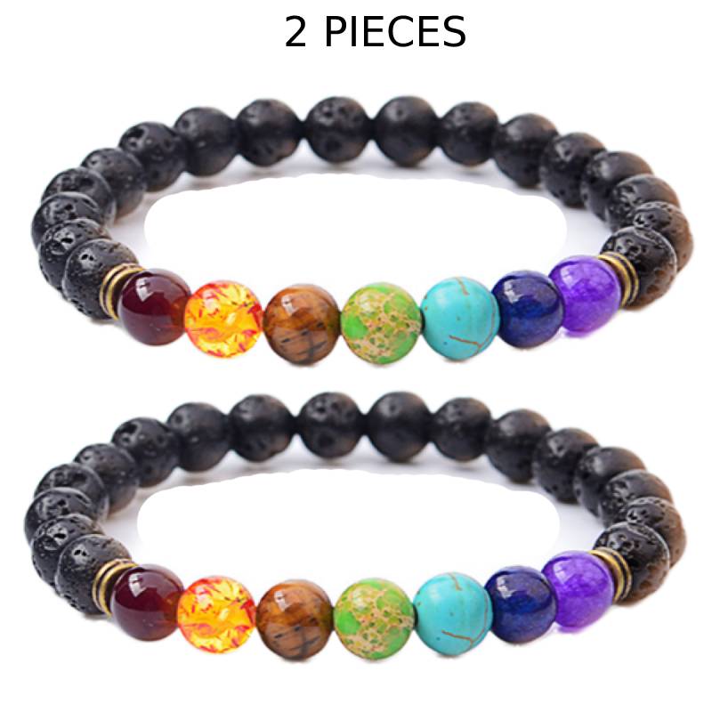 2 pcs bead bracelets