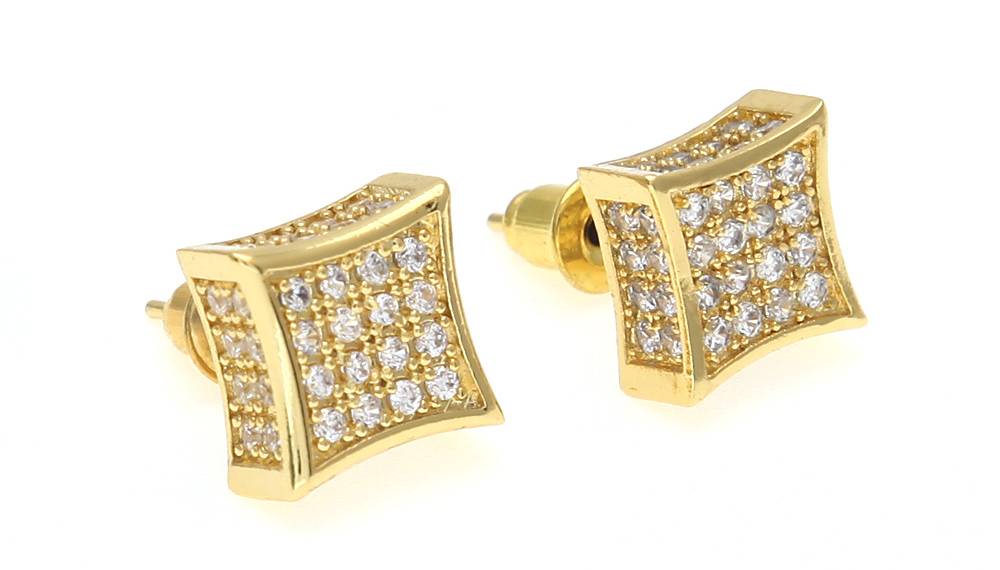 zircon earrings for men