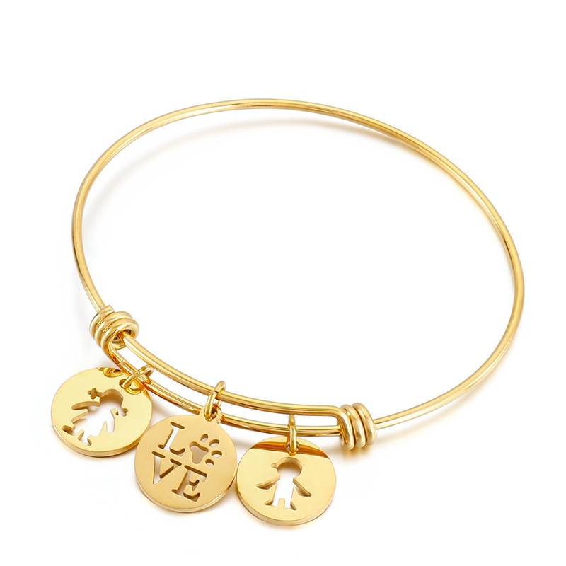 gold adjustable bracelet
