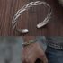 men's silver cuff bracelet