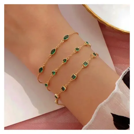 womens chain bracelets model set