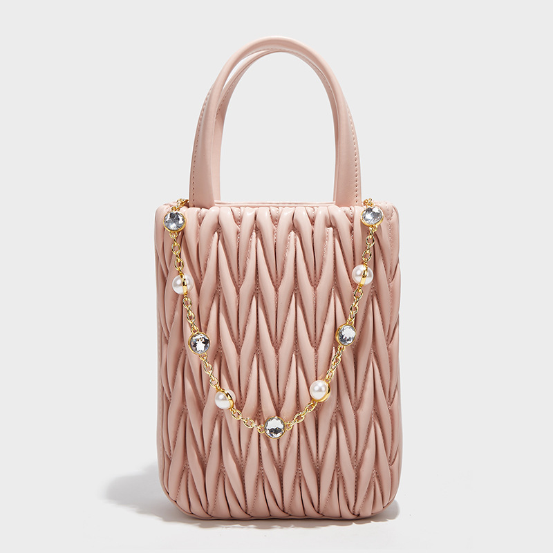 pink tote bag