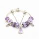 lilac pandora charm bracelet