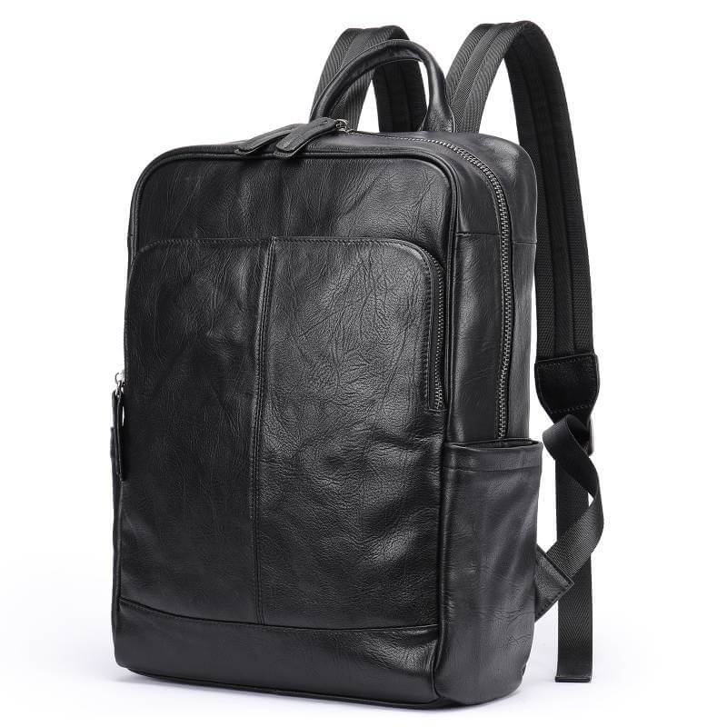 men's leather backpack