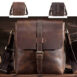 men's leather messenger bag