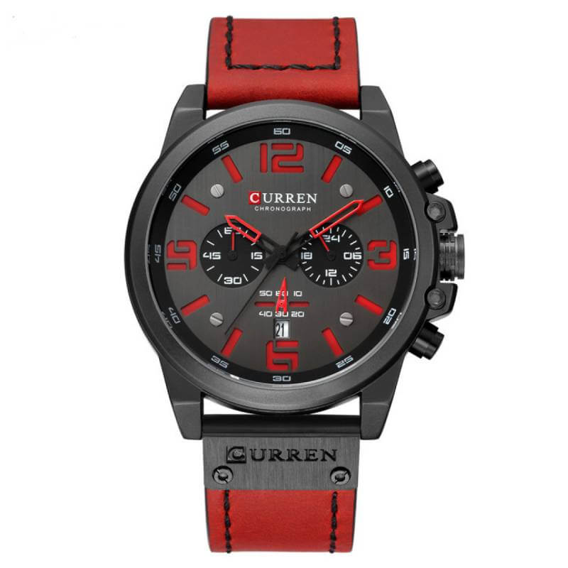 red mens watch bds