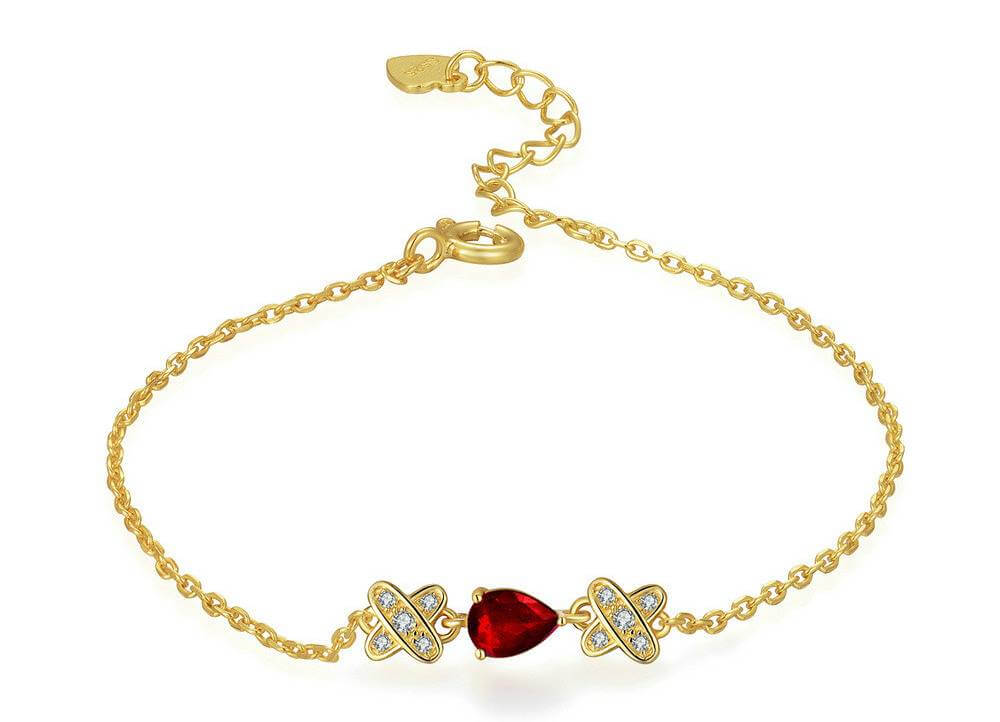 dainty gold chain bracelet