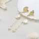 S925 pearl drop earrings