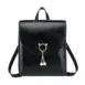 black mini backpack