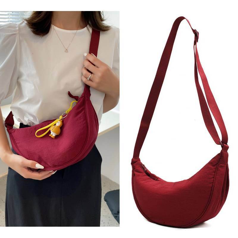 burgundy crossbody bag bds