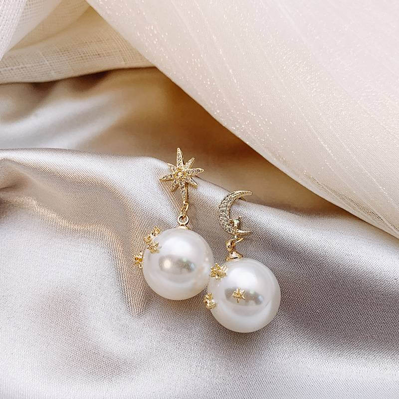 pearl drop earrings bds