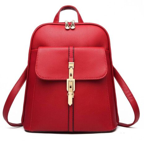 red backpack for women bds
