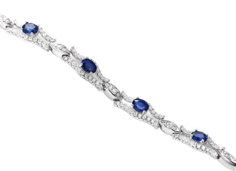 blue sapphire bracelet bds