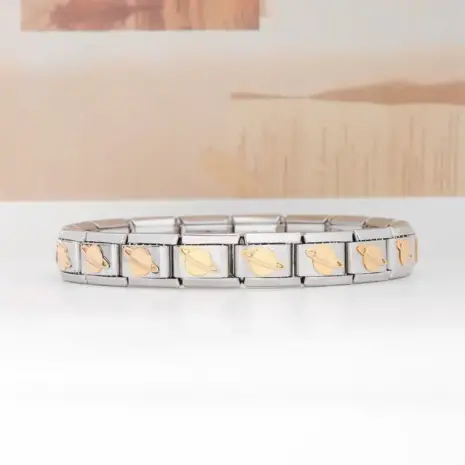 mixed metals italian bracelet