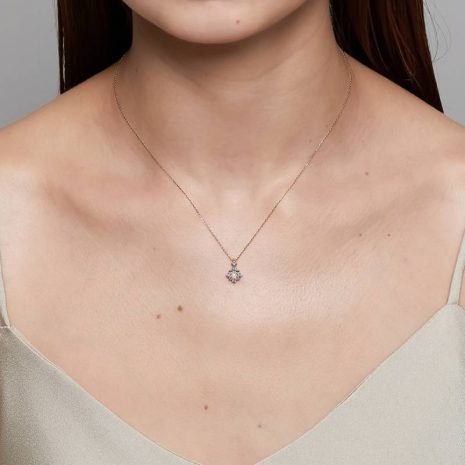 tanzanite pearl necklace