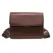 brown small messenger bag