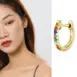 rainbow earrings in gold