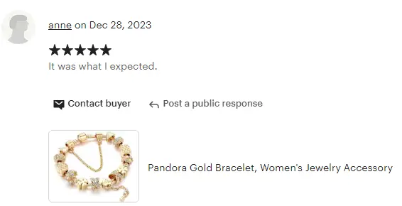 review on gold charm bracelet