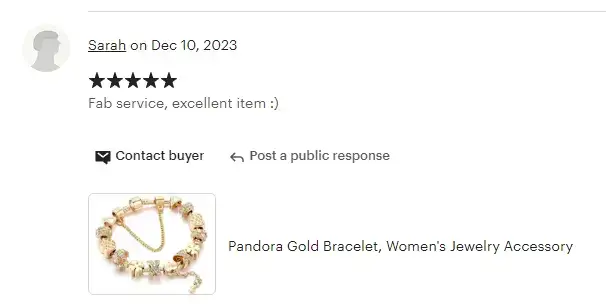 review on gold charm bracelet