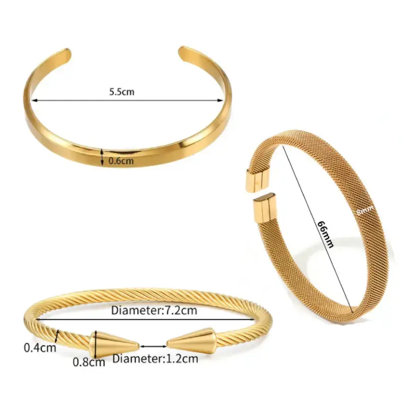 gold bracelet mens sizes bds