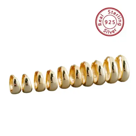 small gold errings collection